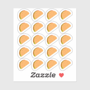 Adesivo Taco Night Mexicano Fast Comida Menu Planner