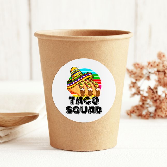 Adesivo Taco Squad, Cinco de Mayo (Taco Squad Sticker)