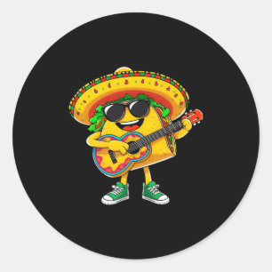 Adesivo Taco toca violão cinco de mayo engraçado mexicano