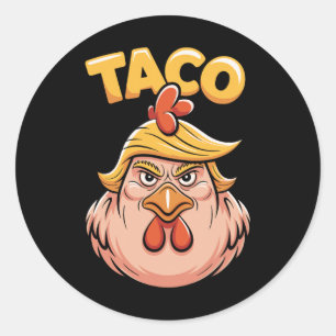 Adesivo Taco Trump Sempre Cheira O Humor Político