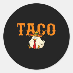 Adesivo Taco Trump Sempre Chica Galinha Engraçada Trendy C