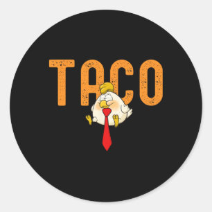 Adesivo Taco Trump - Trump Sempre Desiste Piada do Trump