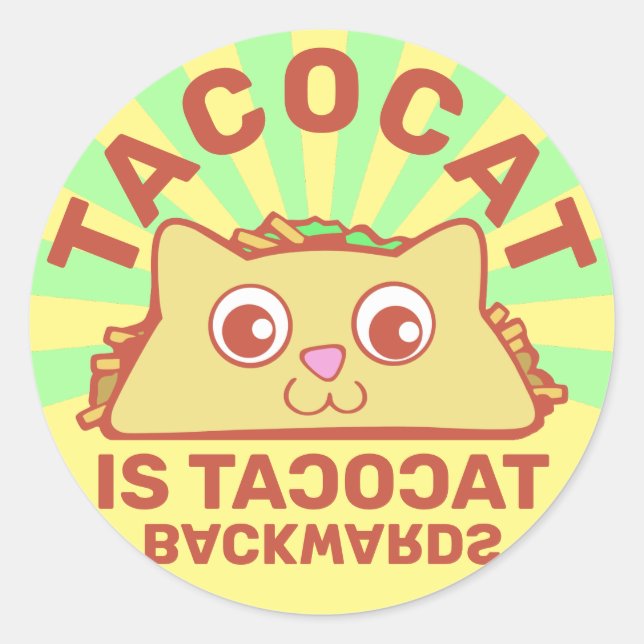 Adesivo Tacocat Retro Carnival (Frente)