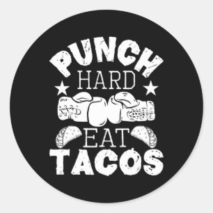Adesivo Tacos de comida de Duro - Kickboxer in a box