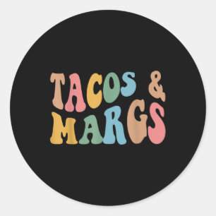 Adesivo Tacos E Margs Funny Cinco De Mayo Mexicano Fiesta