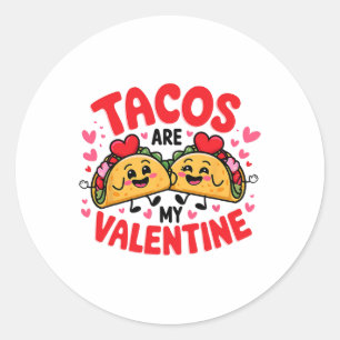 Adesivo Tacos São Meu Namorados Engraçado Taco Foodie Mexi