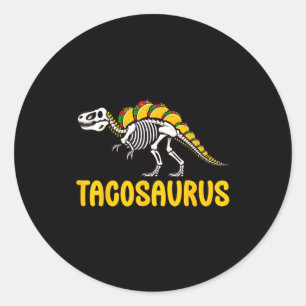 Adesivo Tacosaurus cinco de maio taco dinossauro mexicano