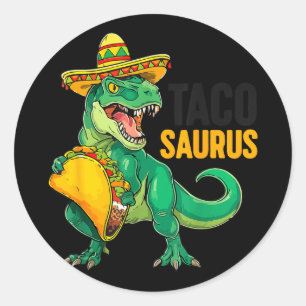 Adesivo Tacosaurus taco dino engraçado cinco maio menino
