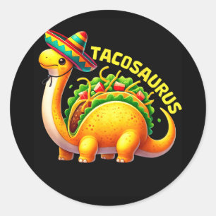 Adesivo Tacosaurus taco dinossauro dino cinco de maio