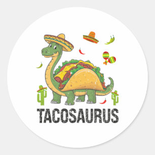 Adesivo Tacossauro Dinossauro Taco T Rex Funny Cinco De Ma