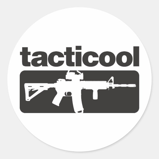 Adesivo Tacticool - Preto (Frente)