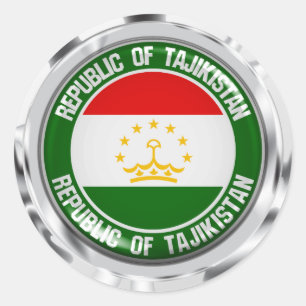 Adesivo Tadjik Round Emblem