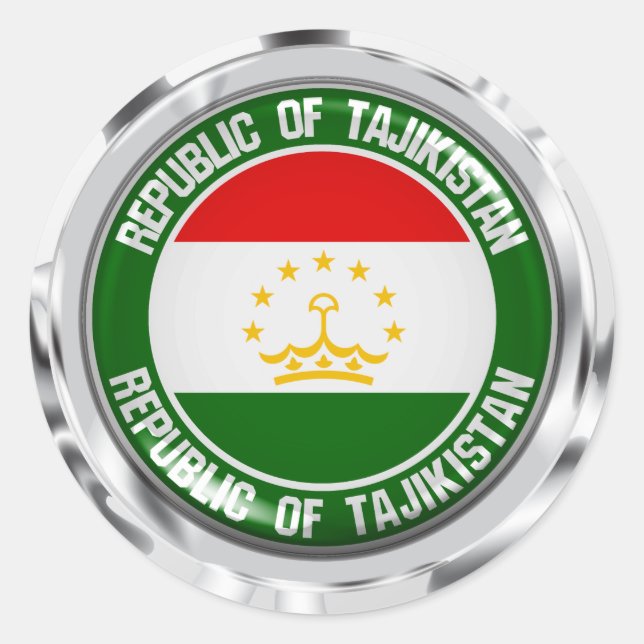 Adesivo Tadjik Round Emblem (Frente)