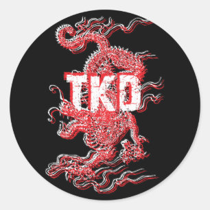 Adesivo Tae Kwon Do Dragon Stickers