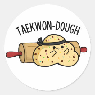 Adesivo Taekwon-Dough Cute Baking Pun
