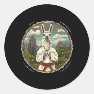 Adesivo Taekwondo Alpaca Floresta Kickboxing Judo Mma Alpa