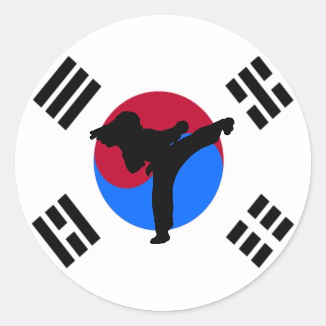 Adesivo Taekwondo Kicker Stickers (Frente)