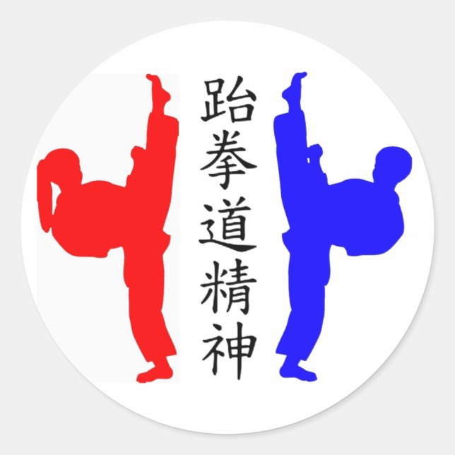 Adesivo Taekwondo Kickers Stickers (Frente)