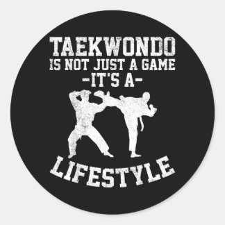 Adesivo Taekwondo Não É Apenas Um Jogo É Um Estilo De Vida