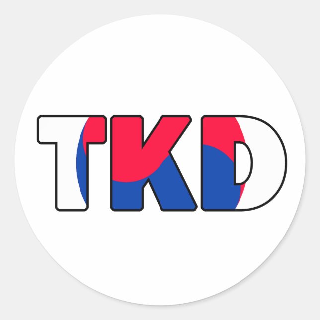 Adesivo Taekwondo Sticker (Frente)
