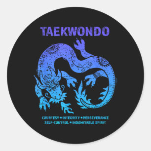 Adesivo Taekwondo TKD Tae Kwon Do Arte do Dragão Artes Mar