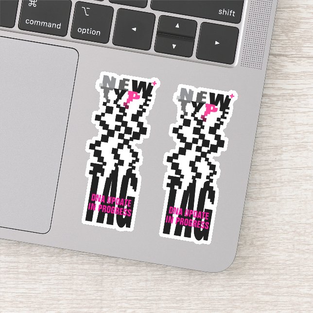 ADESIVO TAG DE ATUALIZAÇÃO DO DNA (Detalhe)