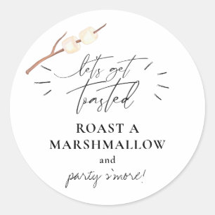 Adesivo Tags de marshmallow do vamos Torrado S'more
