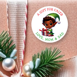 Adesivo Tags de presente de Natal personalizadas para você