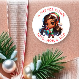 Adesivo Tags de Presente de Natal Personalizadas para Você