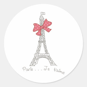 Adesivo T'aime de Paris… Je