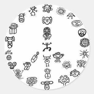 Adesivo Taino Peace