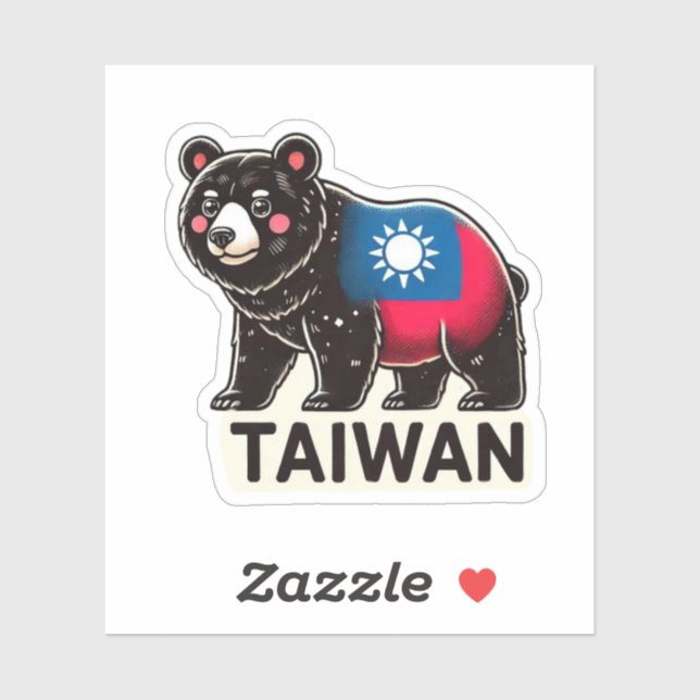 Adesivo Taiwan (Folha)