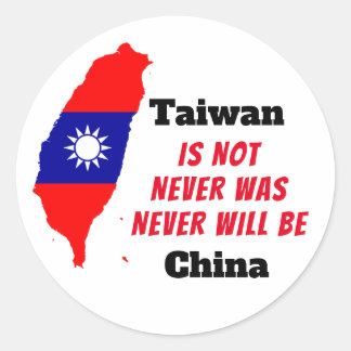 Adesivo Taiwan NÃO É A China