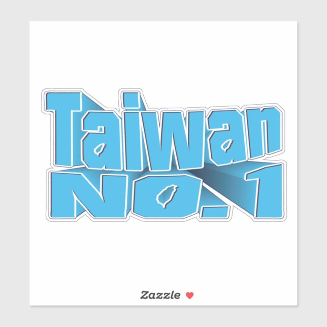 Adesivo taiwan-no-1_BLUE_taiwan (Folha)