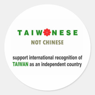 Adesivo Taiwanês nao chinês