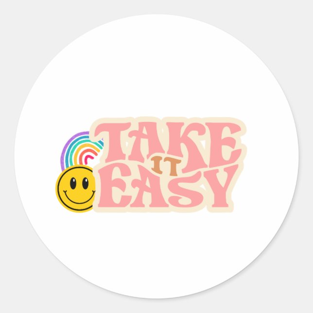 Adesivo Take It Easy Sticker (Frente)
