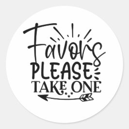 Adesivo Take only one
