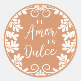 Adesivo Talavera Casamento Mexicano El Amor Es Dulce Cupca