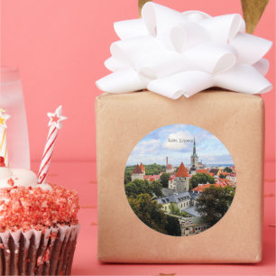 Adesivo Tallin, Centro Histórico da Estônia,