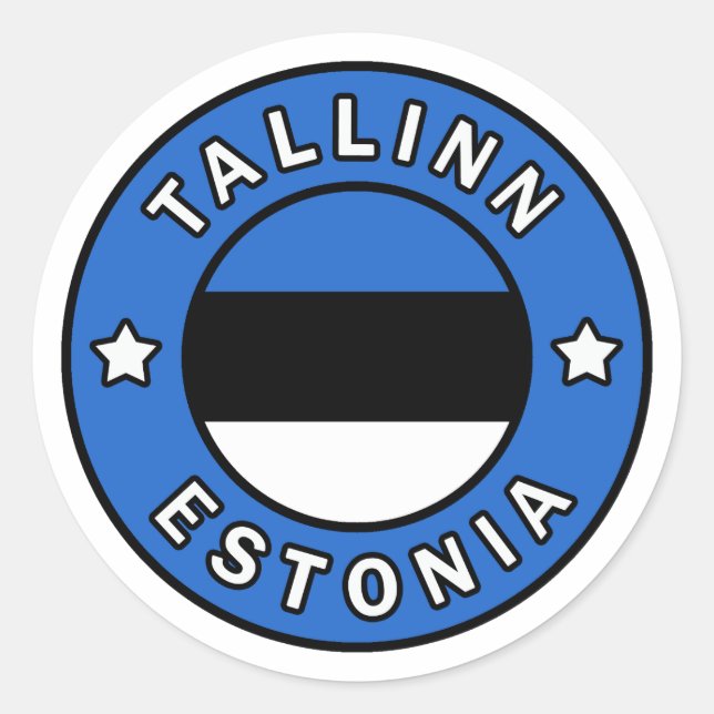 Adesivo Tallinn Estônia (Frente)