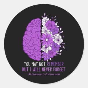 Adesivo Talvez Não Lembre, Mas Nunca Esqueci O Cérebro Flo