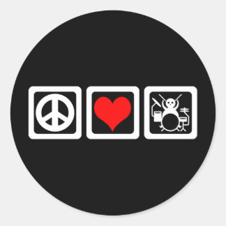 Adesivo Tambores de amor pela paz