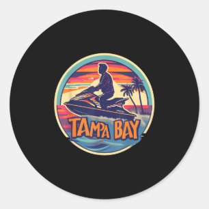 Adesivo Tampa Bay Flórida Jetski Embarcações Água Águas do