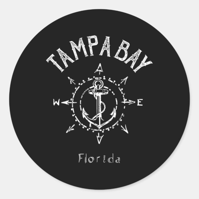 Adesivo Tampa Bay Florida Sailing (Frente)