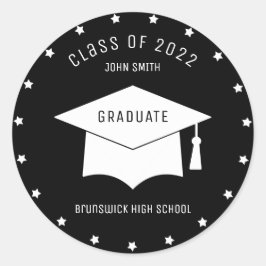 Adesivo Tampa de Formatura Personalizada Ano Nome da Escol