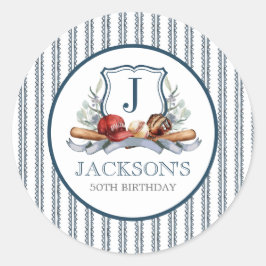 Adesivo Tampão de beisebol, favor do partido de beisebol