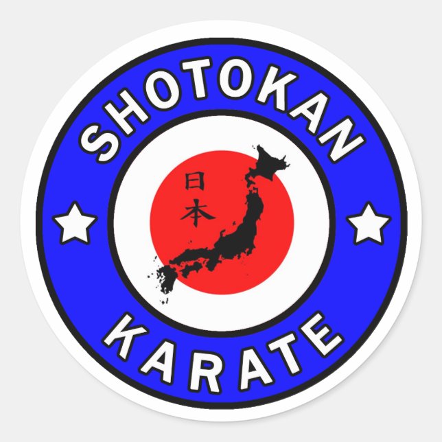 Adesivo Tampão de Shotokan Karate (Frente)