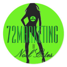 Tampão do logotipo do marketing 72