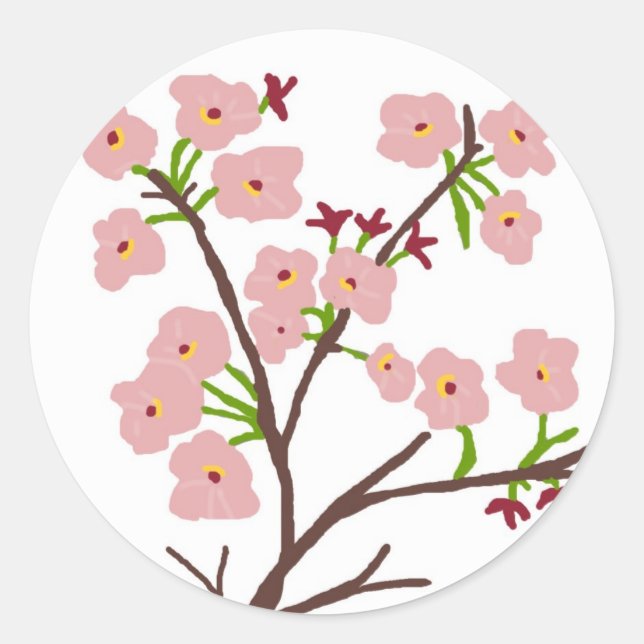 Adesivo Tampas de Cherry Blossomo (Frente)