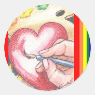 Adesivo Tampas do Coração Artista